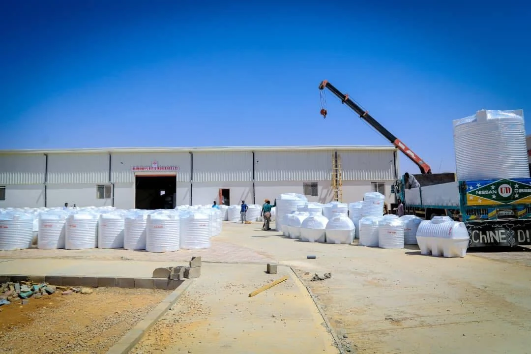 Diamond Plastic Industries factory yard in Garowe